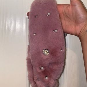 NWT Zara Lilac Pearl Winter Headband